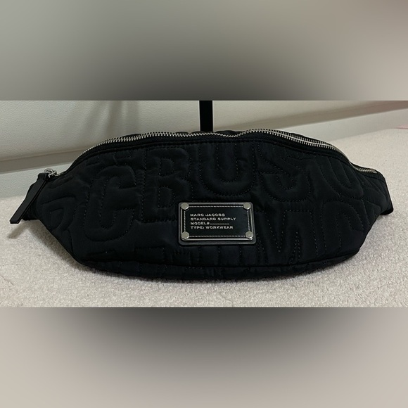 Marc Jacobs Quilted Black Belt/Body Bag - Picture 1 of 14